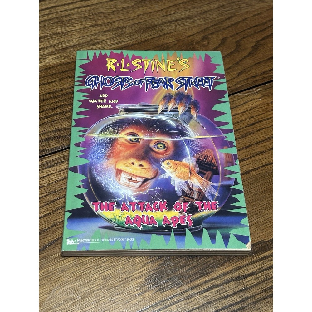 RL Stine Ghosts of Fear Street 18 The Attack of the Aqua Apes Paperback 1997